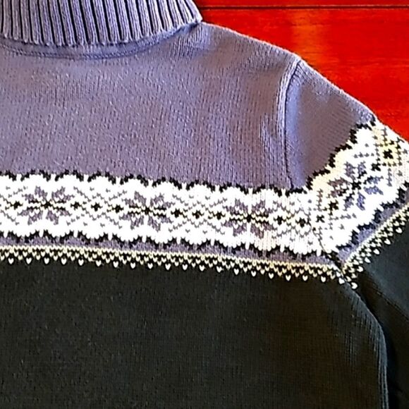 vintage 90s Jennifer Moore long sleeve turtleneck sweater - Picture 1 of 11